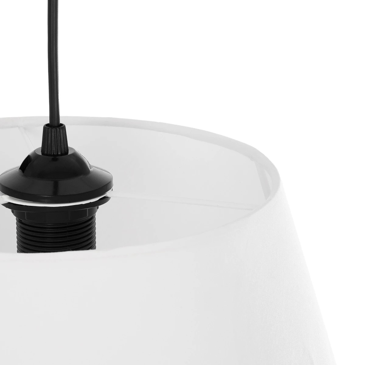 LEDTM® TRIANGLE 204-0089 Μοντέρνο Κρεμαστό Φωτιστικό Οροφής με Ντουί 1 x E27 AC 220-240V IP20 - Λευκό - Μ35 x Π35 x Υ24cm - Image 8