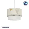 LEDTM® BALLON 204-0121 Παιδικό Κρεμαστό Φωτιστικό Οροφής με Ντουί 1 x E27 AC 220-240V IP20 - Πολύχρωμο - Μ30 x Π30 x Υ20cm