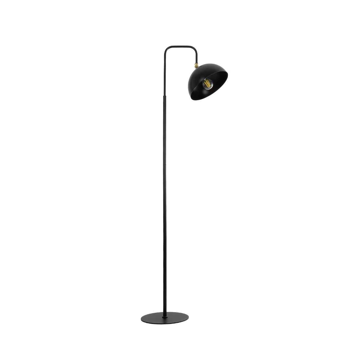 LEDTM® SNAKE 204-0128 Μοντέρνο Επιδαπέδιο Φωτιστικό με Ντουί 1 x E27 AC 220-240V IP20 - Μαύρο - Μ52 x Π25 x Υ154cm - Image 5