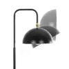 LEDTM® SNAKE 204-0128 Μοντέρνο Επιδαπέδιο Φωτιστικό με Ντουί 1 x E27 AC 220-240V IP20 - Μαύρο - Μ52 x Π25 x Υ154cm - Image 7