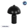 LEDTM® GASCO 204-0146 Μοντέρνο Επιτραπέζιο Φωτιστικό Πορτατίφ με Ντουί 1 x E27 AC 220-240V IP20 - Μαύρο - Μ26 x Π26 x Υ35cm