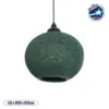 LEDTM® SOLEI 205-0015 Boho Κρεμαστό Φωτιστικό Οροφής με Ντουί 1 x E27 AC 220-240V IP20 - Πράσινο - M20 x Π20 x Υ25cm