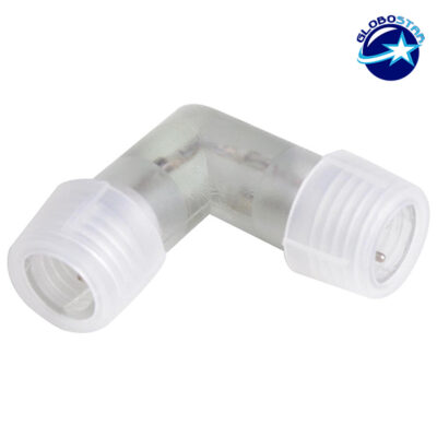 LEDTM® LIGHTUBE 22637 Διπλός σύνδεσμος L για Φωτοσωλήνα LEDTM 22515 Αδιάβροχο IP65 - Μ1.4 x Π1 x Υ1.4cm