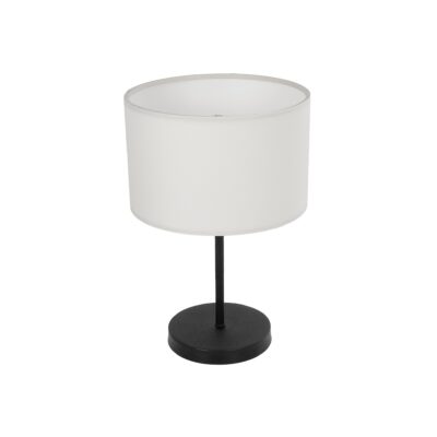 Alternative view of LEDTM® LARA 204-0075 Μοντέρνο Επιτραπέζιο Φωτιστικό Πορτατίφ με Ντουί 1 x E27 AC 220-240V IP20 - Μαύρο & Μπεζ - Μ24 x Π24 x Υ36cm