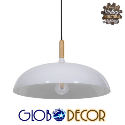 LEDTM® VALLETE 01256 Μοντέρνο Κρεμαστό Φωτιστικό Οροφής με Ντουί 1 x E27 AC 220-240V IP20 - Λευκό & Μπεζ - Μ45 x Π45 x Υ27cm