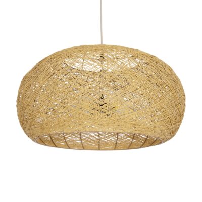 LEDTM® FIJI INCASS 01628 Vintage Κρεμαστό Φωτιστικό Οροφής με Ντουί 5 x E27 AC 220-240V IP20 - Μπεζ - Μ60 x Π60 x Υ29cm