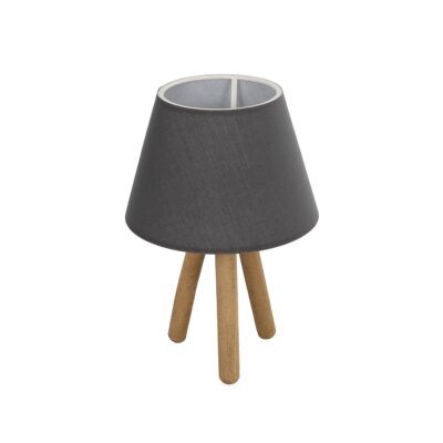 Alternative view of LEDTM® CAP 204-0068 Μοντέρνο Επιτραπέζιο Φωτιστικό Πορτατίφ με Ντουί 1 x E27 AC 220-240V IP20 - Καφέ & Μαύρο - Μ22 x Π22 x Υ33cm