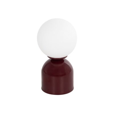 Alternative view of LEDTM® MAGIC 204-0135 Μοντέρνο Επιτραπέζιο Φωτιστικό Πορτατίφ με Ντουί 1 x E14 AC 220-240V IP20 - Κόκκινο & Λευκό - Μ15 x Π15 x Υ28cm