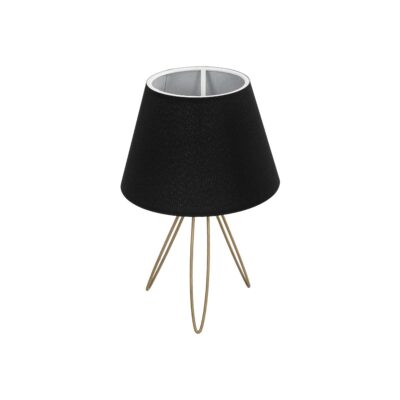 Alternative view of LEDTM® TRIP 204-0085 Μοντέρνο Επιτραπέζιο Φωτιστικό Πορτατίφ με Ντουί 1 x E27 AC 220-240V IP20 - Χρυσό & Μαύρο - Μ22 x Π22 x Υ34cm