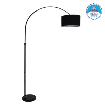 LEDTM® IMPERIAL 01587 Μοντέρνο Επιδαπέδιο Φωτιστικό με Ντουί 1 x E27 AC 220-240V IP20 - Μαύρο - Μ38 x Π38 x Υ172cm