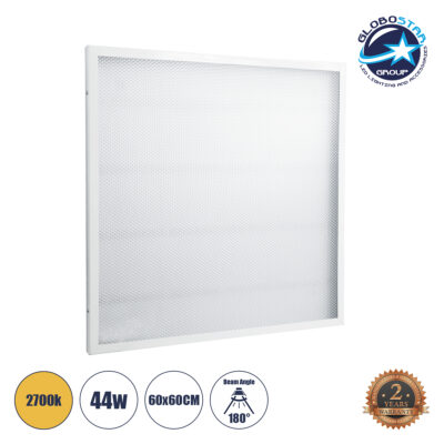 LEDTM® 60217 LED Panel Transparent 60x60cm 44W 3960lm 120° CRI≥80Ra AC 220-240V IP20 Μ60 x Π60 x Υ2.5cm - Θερμό Λευκό 2700K - 2 Χρόνια Εγγύηση