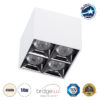 LEDTM® LUMINAR 60334 Downlight Σποτ LED 14W 1960lm 36° AC 220-240V IP20 Φυσικό Λευκό 4500K - Osram SMD Chip & TÜV SÜD Driver - Λευκό Ματ - Μ8.2 x Π8.2 x Υ6.6cm - 5 Χρόνια Εγγύηση