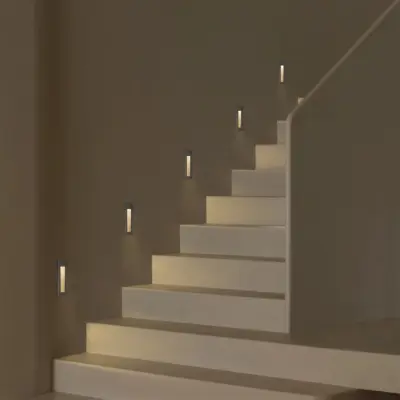 kelvo® STEPART KLV-101-0093 Χωνευτό Φωτιστικό Σκαλοπατιού / Διαδρόμου LED 3W 375lm 45° AC 220-240V Αδιάβροχο IP65 Θερμό Λευκό 2700K - Lumileds SMD Chip & TÜV SÜD Driver - Γκρι Ανθρακί Ματ - Μ6.5 x Π6.5 x Υ21cm / Q5.4 x 18.9cm - 5 Χρόνια Εγγύηση