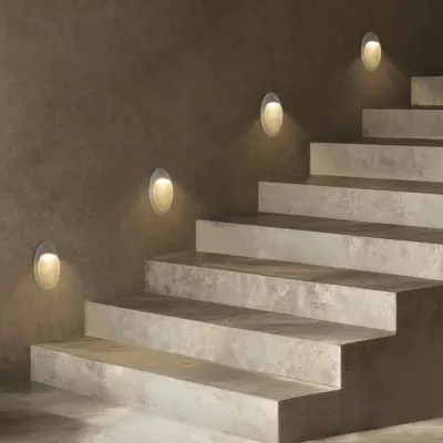 kelvo® STEPART KLV-101-0102 Φωτιστικό Σκαλοπατιού / Διαδρόμου LED 3W 375lm 45° AC 220-240V Αδιάβροχο IP65 Θερμό Λευκό 2700K - Lumileds SMD Chip & TÜV SÜD Driver - Γκρι Ανθρακί Ματ - Μ13 x Π5.5 x Υ26cm - 5 Χρόνια Εγγύηση