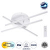 LEDTM® DRACO 61094 Μοντέρνο Φωτιστικό Οροφής LED 45W 5535lm 120° AC 220-240V IP20 Ρυθμιζόμενο Λευκό CCT με Χειριστήριο από 2700K έως 6000K Dimmable - Lumileds SMD Chip - Λευκό Ματ - Μ50 x Π50 x Υ11cm - 3 Χρόνια Εγγύηση