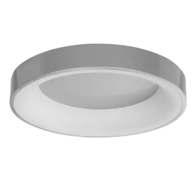 Alternative view of LEDTM® SALEM 61234 Μοντέρνο Φωτιστικό Οροφής LED 75W 8625lm 120° AC 220-240V IP20 Ρυθμιζόμενο Λευκό CCT με Χειριστήριο από 2700K έως 6000K Dimmable - Lumileds SMD Chip - Γκρι - Μ45 x Π45 x Υ9.5cm - 3 Χρόνια Εγγύηση