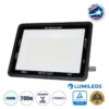 LEDTM® ATLAS 61431 Προβολέας LED 200W 25000lm 120° AC 220-240V Αδιάβροχο IP67 Ψυχρό Λευκό 6000K - Lumileds SMD Chip - TÜV Rheinland Certified - Μαύρο Ματ - Μ38 x Π4 x Υ28cm - 5 Χρόνια Εγγύηση