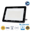 LEDTM® ATLAS 61433 Προβολέας LED 200W 23000lm 120° AC 220-240V Αδιάβροχο IP67 Θερμό Λευκό 2700K - Lumileds SMD Chip - TÜV Rheinland Certified - Μαύρο Ματ - Μ38 x Π4 x Υ28cm - 5 Χρόνια Εγγύηση