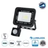LEDTM® AURORA 64137 Προβολέας με Ανιχνευτή PIR / Αισθητήρα Κίνησης LED 20W 2500lm 120° AC 220-240V Αδιάβροχο IP67 Ψυχρό Λευκό 6000K - Lumileds SMD Chip - TÜV Rheinland Certified - Μαύρο Ματ - Μ12 x Π5 x Υ14.5cm - 3 Χρόνια Εγγύηση