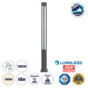 LEDTM® CANCUN 61509 Urban Light Φωτιστικό Πάρκου - Πλατείας - Κήπου Ύψους 2 μέτρων LED 40W 5440lm 60° AC100-240VAC IP67 IK09 - D15.5 x H200cm - Anthracite Grey - Φυσικό Λευκό 4000K - LUMILEDS - MEAN WELL DRIVER - 5 Years Warranty
