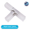 LEDTM® 70620 Σύνδεσμος T για OVALE 120° Degree Neon Flex LED DC 24V & DC 230V 2 Pin Αδιάβροχος IP68