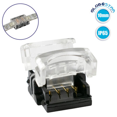 LEDTM® 70723 Αδιάβροχος Ταχυσύνδεσμος Ένωσης IP65 - Strip To Strip Connector για Ένωση 2 x RGB Αδιάβροχες Ταινίες LED Πλάτους 10mm