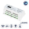 LEDTM® 71449 D12 SKYDANCE DC DMX & RDM Dimmer Din Rail Ράγας High Speed Controller / Decoder / Master 12 Καναλιών DC 12-24V 12 x 5A 120W - Max 60.5A 1440W - IP20 Μ15.5 x Π9 x Υ6cm - 5 Years Warranty