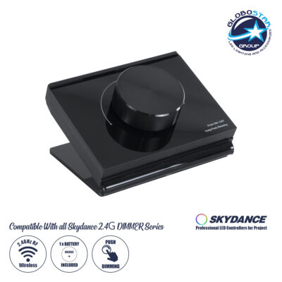 LEDTM® 73123 RK1 SKYDANCE Ασύρματο Χειριστήριο RF 2.4Ghz & Push Dimming 1 Group για όλα τα Μονόχρωμα SKYDANCE Controller DC 3V 1 x CR2032 - IP20 Μ9.1 x Π7.2 x Υ5.7cm - 5 Χρόνια Εγγύηση