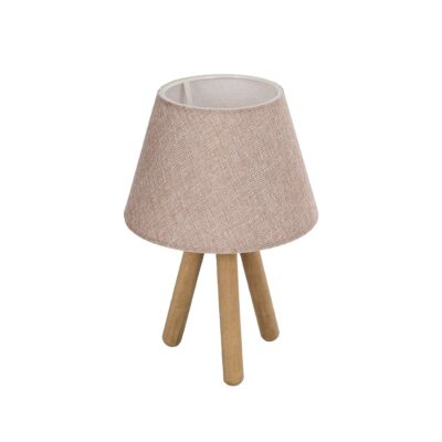 Alternative view of LEDTM® CAP 204-0070 Μοντέρνο Επιτραπέζιο Φωτιστικό Πορτατίφ με Ντουί 1 x E27 AC 220-240V IP20 - Καφέ & Ροζ - Μ22 x Π22 x Υ33cm