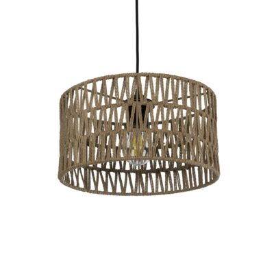 Alternative view of LEDTM® POMEGRANDE 204-0166 Boho Κρεμαστό Φωτιστικό Οροφής με Ντουί 1 x E27 AC 220-240V IP20 - Μπεζ - Μ30 x Π30 x Υ18cm