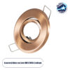 LEDTM® DELTA 77805 Χωνευτή Κινούμενη Βάση για Σποτ MR11 με Ντουί GU10/GU5.3 IP20 - Χάλκινο - Μ7 x Π7 x Υ2.1cm / Q5.5cm