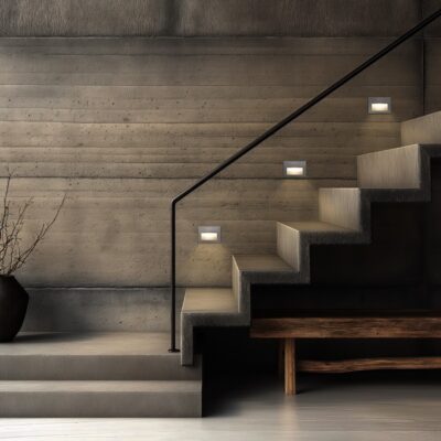 kelvo® STEPART KLV-101-0084 Χωνευτό Φωτιστικό Σκαλοπατιού / Διαδρόμου LED 3W 375lm 45° AC 220-240V Αδιάβροχο IP65 Θερμό Λευκό 2700K - Lumileds SMD Chip & TÜV SÜD Driver - Γκρι Ανθρακί Ματ - Μ11.5 x Π5.3 x Υ8.3cm / Q10.6 x 7.6cm - 5 Χρόνια Εγγύηση