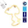 LEDTM® 78578 Φωτιστικό Ταμπέλα Φωτεινή Επιγραφή NEON LED Σήμανσης SNOOPY 5W με Καλώδιο Τροφοδοσίας USB - Μπαταρίας 3xAAA (Δεν Περιλαμβάνονται) - Θερμό Λευκό 2700K