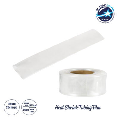 LEDTM® 79971-1 Θερμοσυστελλόμενο - Μακαρόνι Φ50mm/25mm - Τεμάχιο Μήκους 20cm Στεγανοποίησης για Όλες τις Neon Flex LED DC 24V & DC 230V Αδιάβροχο IP65 Μ20 x Π8.2 x Υ0.35cm - Διάφανο