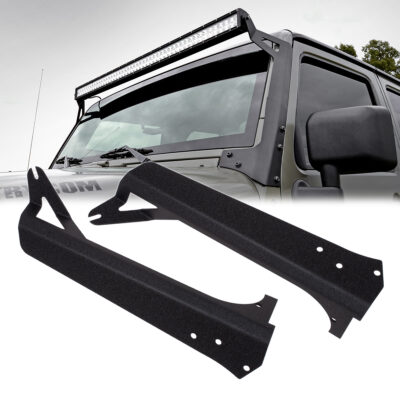 Alternative view of LEDTM® 85559 ΣΕΤ 2 Βάσεις Στήριξης για 1 Μπάρα LED για JEEP WRANGLER TJ Μοντέλο από 1997 έως 2006