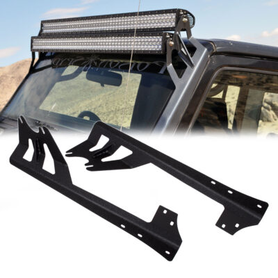 Alternative view of LEDTM® 85558 ΣΕΤ 2 Βάσεις Στήριξης για 2 Μπάρες LED για JEEP WRANGLER JK Μοντέλο από 2007 έως 2018