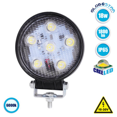 LEDTM® 85400 PRO Series Προβολέας Εργασίας - Working Light για Αυτοκίνητα & Φορτηγά LED CREE XBD 18W 1800lm DC 10-30V Αδιάβροχο IP65 Ψυχρό Λευκό 6000K