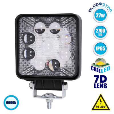 LEDTM® 85405 PRO Series Προβολέας Εργασίας - Working Light για Αυτοκίνητα & Φορτηγά LED CREE XBD 7D 27W 2700lm DC 10-30V Αδιάβροχο IP65 Ψυχρό Λευκό 6000K