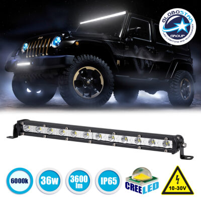 LEDTM® 85451 PRO Series Μπάρα Ίσια - Straight για Αυτοκίνητα & Φορτηγά LED CREE XBD 36W 3600lm DC 10-30V Αδιάβροχη IP65 Ψυχρό Λευκό 6000K