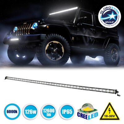 LEDTM® 85453 PRO Series Μπάρα Ίσια - Straight για Αυτοκίνητα & Φορτηγά LED CREE XBD 126W 12600lm DC 10-30V Αδιάβροχη IP65 Ψυχρό Λευκό 6000K