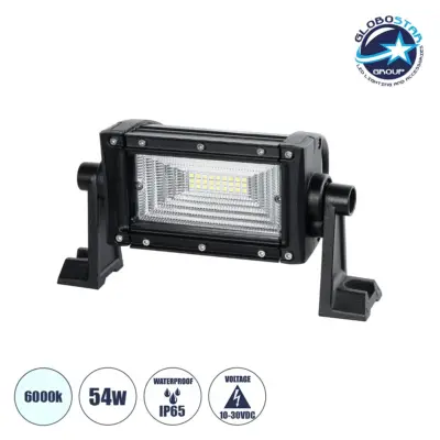 LEDTM® 85480 Μπάρα LED Pencil Beam 7D 2835 SMD 54W 10-30V για Αυτοκίνητα & Φορτηγά LED CREE XBD  6480lm 15° DC 10-30V Αδιάβροχη IP65 Ψυχρό Λευκό 6000K - Μ22 x Π10 x Υ11cm