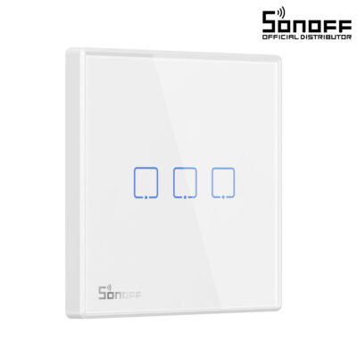 LEDTM® 80067 SONOFF T2EU3C-RF - 433MHz Wireless Smart Wall Touch Button Switch 3 Way - RF Series