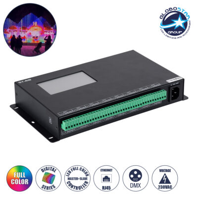 LEDTM® 90147 SEEKWAY SY-418 - Professional Master Controller - Full Colour LED Digital SPI Pixel Control System - Controller για Ψηφιακά Προϊόντα LED Digital Pixel TTL & DMX512 - Single Colour & RGB & RGBW - Synchronous & Asynchronous - 3 Χρόνια Εγγύηση