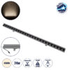 LEDTM® WASHERFAIA 90187 Μπάρα Φωτισμού Wall Washer με Αντιθαμβωτική Γρίλια LED 24W 2760lm 15° DC 24V Αδιάβροχο IP65 Φυσικό Λευκό 4500K Dimmable - Bridgelux SMD Chip - Ασημί - Μ100 x Π4 x Υ5.5cm - 3 Χρόνια Εγγύηση