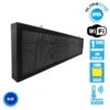 LEDTM® DISPLAY 90283 Κυλιόμενη Ψηφιακή Επιγραφή 160x32cm P10 Μονής Όψης LED AC 220-240V Αδιάβροχο IP65 Μπλε - WiFi Control μέσω FK APP - Αισθητήρας Θερμοκρασίας & Υγρασίας - Μ168 x Π9 x Υ40cm - 2 Χρόνια Εγγύηση