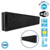 LEDTM® DISPLAY 90330 Κυλιόμενη Ψηφιακή Επιγραφή Διπλής Όψης 160x32cm P10 160x32 Pixel LED 500W AC 220-240V Αδιάβροχο IP65 Ψυχρό Λευκό 6000K - WiFi Control μέσω FK APP - Αισθητήρας Θερμοκρασίας & Υγρασίας - Μ168 x Π12 x Υ40cm - 2 Χρόνια Εγγύηση