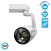 LEDTM S-40042 Διφασικό Bridgelux COB LED Φωτιστικό Σποτ Ράγας 15W 230V 1650lm 24° Φυσικό Λευκό 4500k