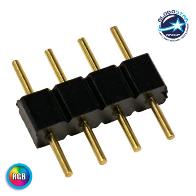 LEDTM® STRIPART 70701 Ενωτικός Σύνδεσμος για Πολύχρωμη RGB Ταινία LED 4Pin IP20 - Μ1 x Π1 x Υ0.3cm