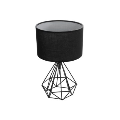 Alternative view of LEDTM® DIAMOND 204-0083 Μοντέρνο Επιτραπέζιο Φωτιστικό Πορτατίφ με Ντουί 1 x E27 AC 220-240V IP20 - Μαύρο - Μ24,5 x Π24,5 x Υ40cm