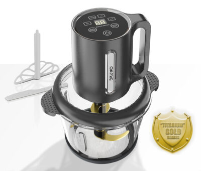 BRUNO πολυκόπτης προηγμένων λειτουργιών BRN-0248, ψηφιακός, 500W, 1.8L, 4 λεπίδες, μαύρος